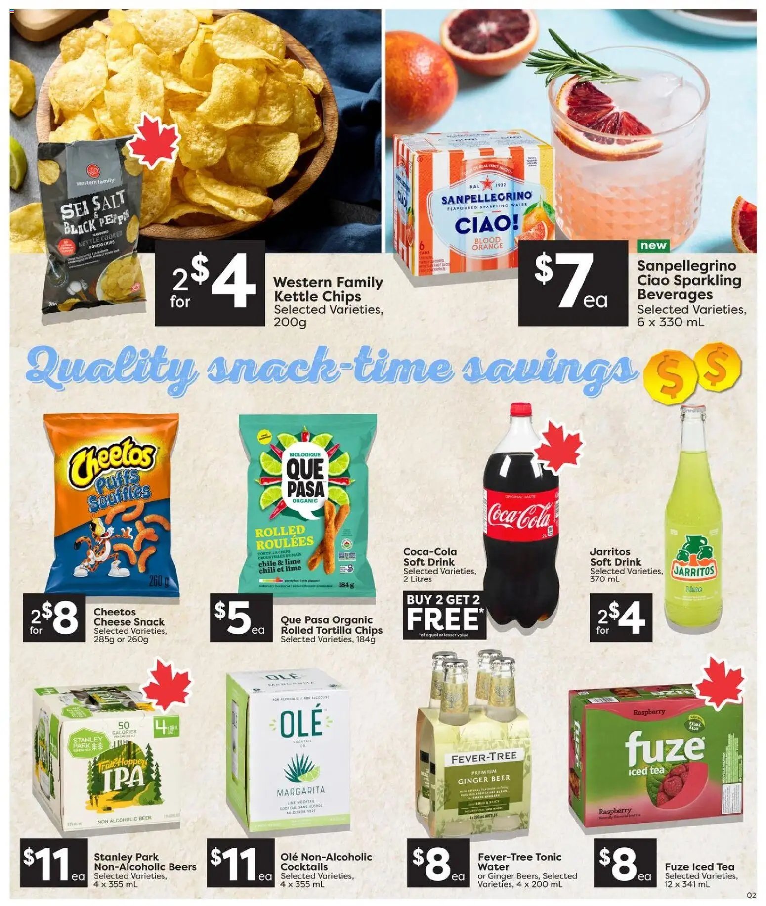 Quality Foods flyer valid from 11.06.2026 | Page: 11 | Products: Chips, Kettle, Cheese, Beer