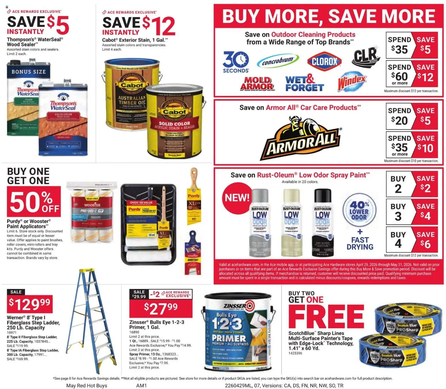 Giant Eagle Ace Ad - valid from 29.04.2026 | Page: 7 | Products: Acrylic