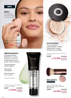 Oriflame catálogo válido desde el 19.06.2026 | Página: 38 | Productos: Esponja, Maquillaje, Corrector, Crema