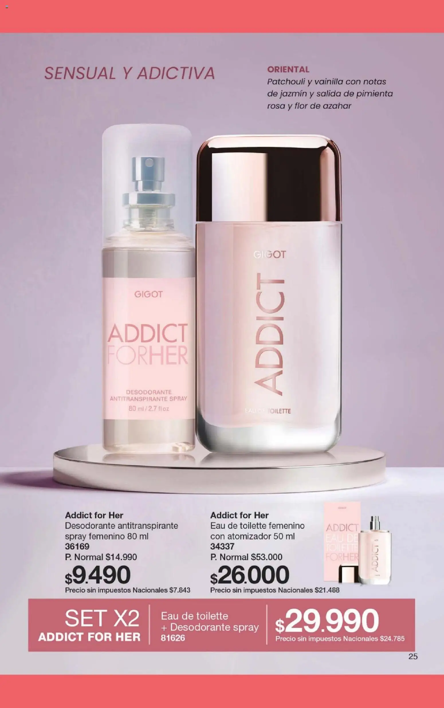 Gigot catálogo 11 │ válido desde el 01/07/2026 | Página: 31 | Productos: Eau de toilette, Pimienta, Desodorante, Antitranspirante