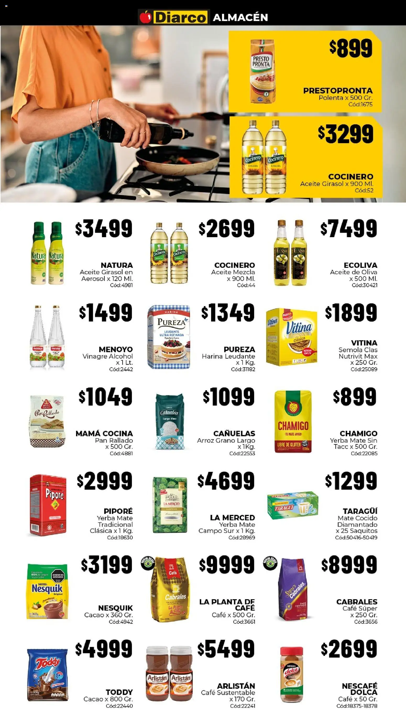 Diarco - Ofertas en Tierra del Fuego │ válido desde el 14/09/2026 | Página: 2 | Productos: Mate, Aceite, Sémola, Oliva