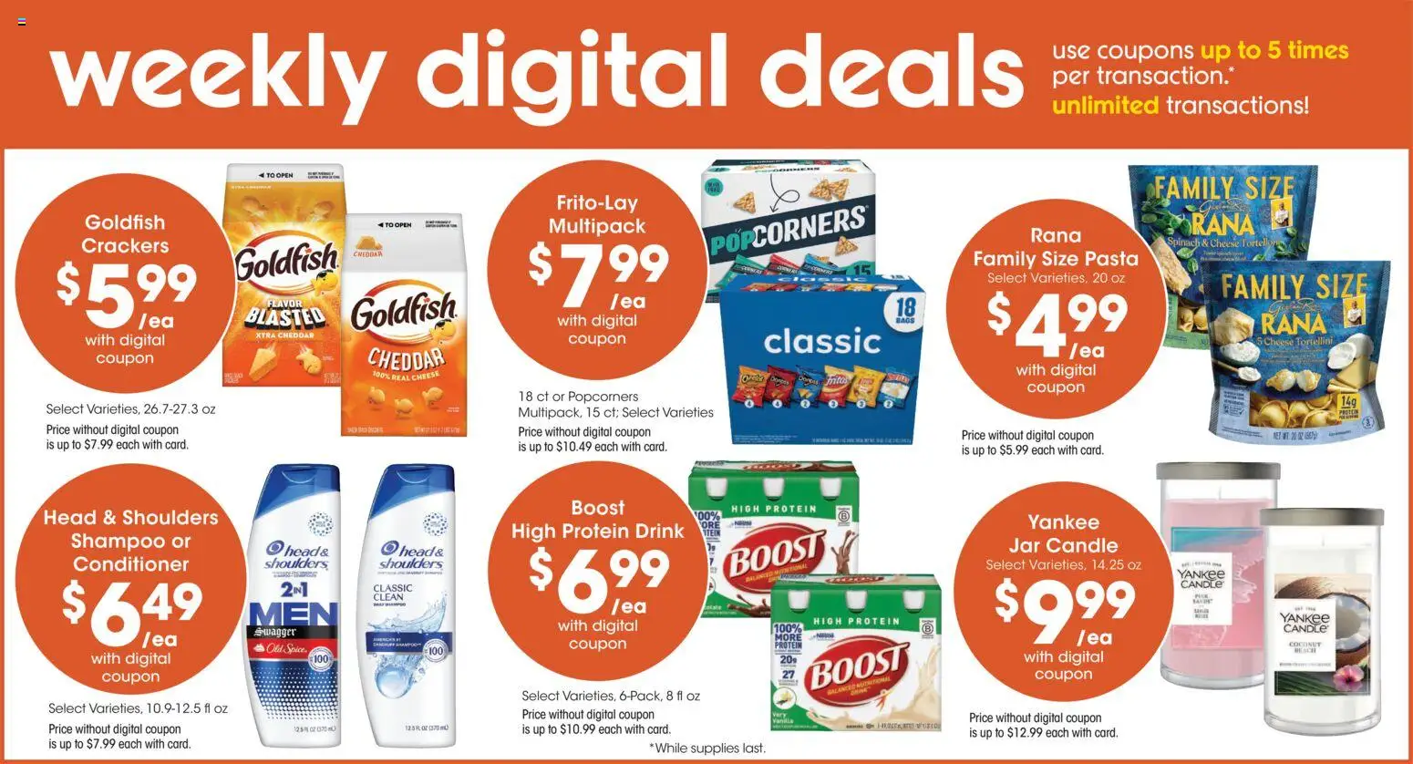 King Soopers Weekly Ad - valid from 09/30/2026 | Page: 3 | Products: Crackers, Shampoo, Conditioner, Protein