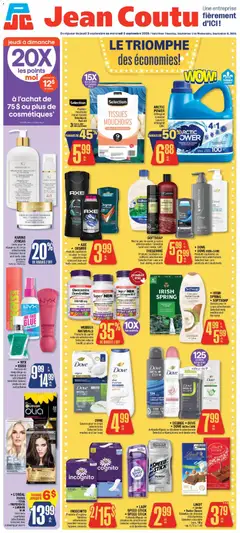 Preview of Jean Coutu circulaire from shop Jean Coutu valid from Sep 3, 2026