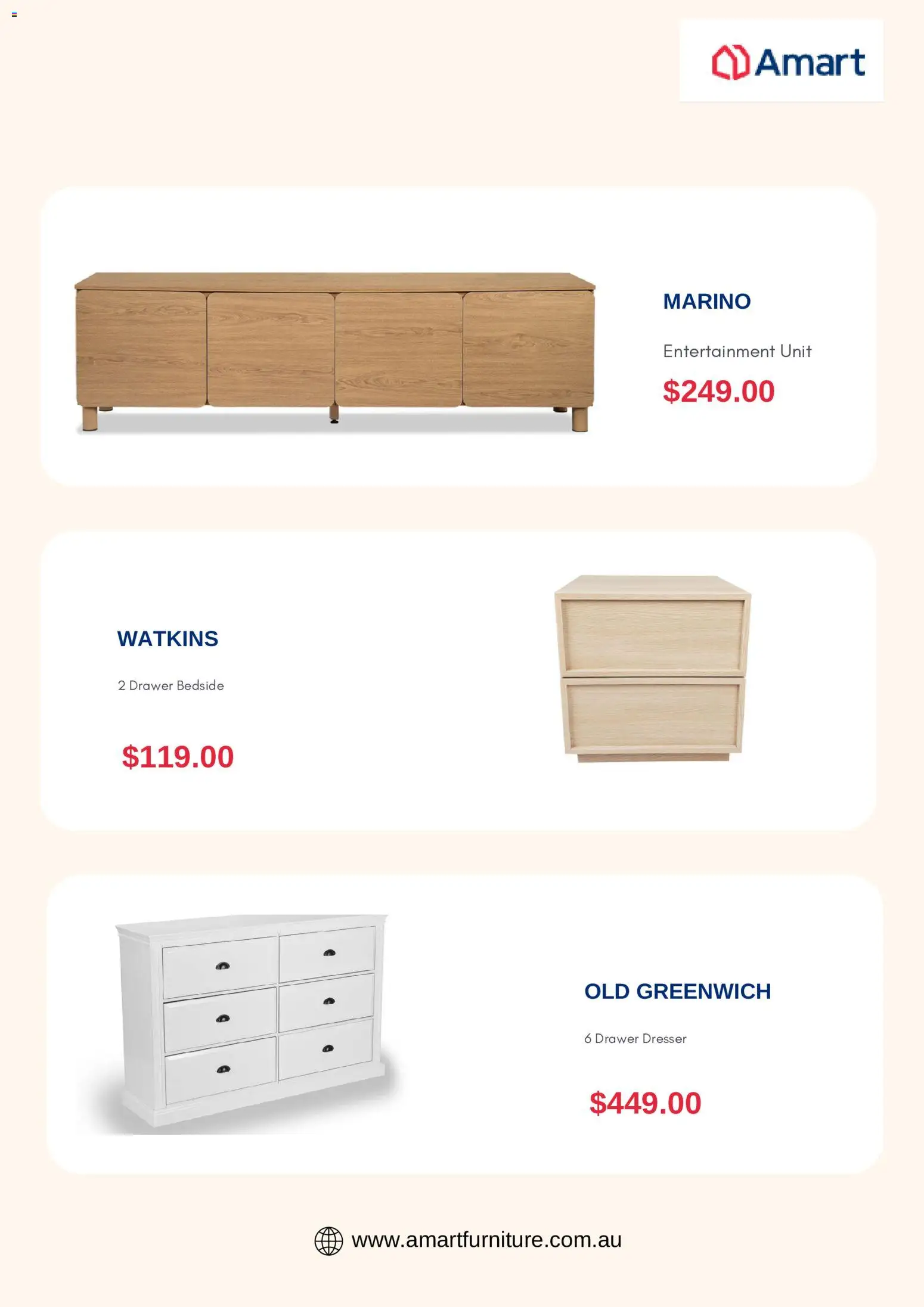 Amart Furniture catalogue - valid from 08.05.2026 | Page: 4 | Products: Drawer