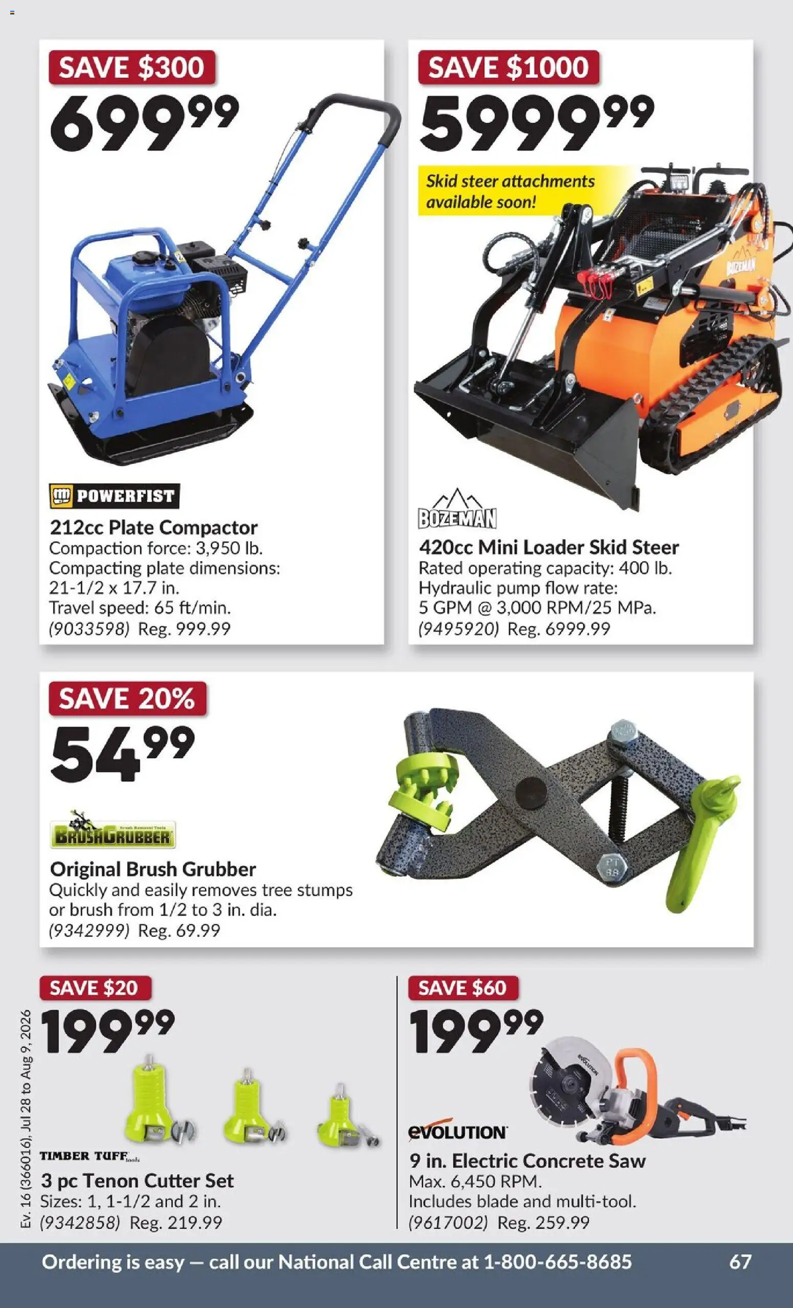 Princess Auto flyer valid from Jul 28, 2026 | Page: 72 | Products: PC, Cutter, Brush