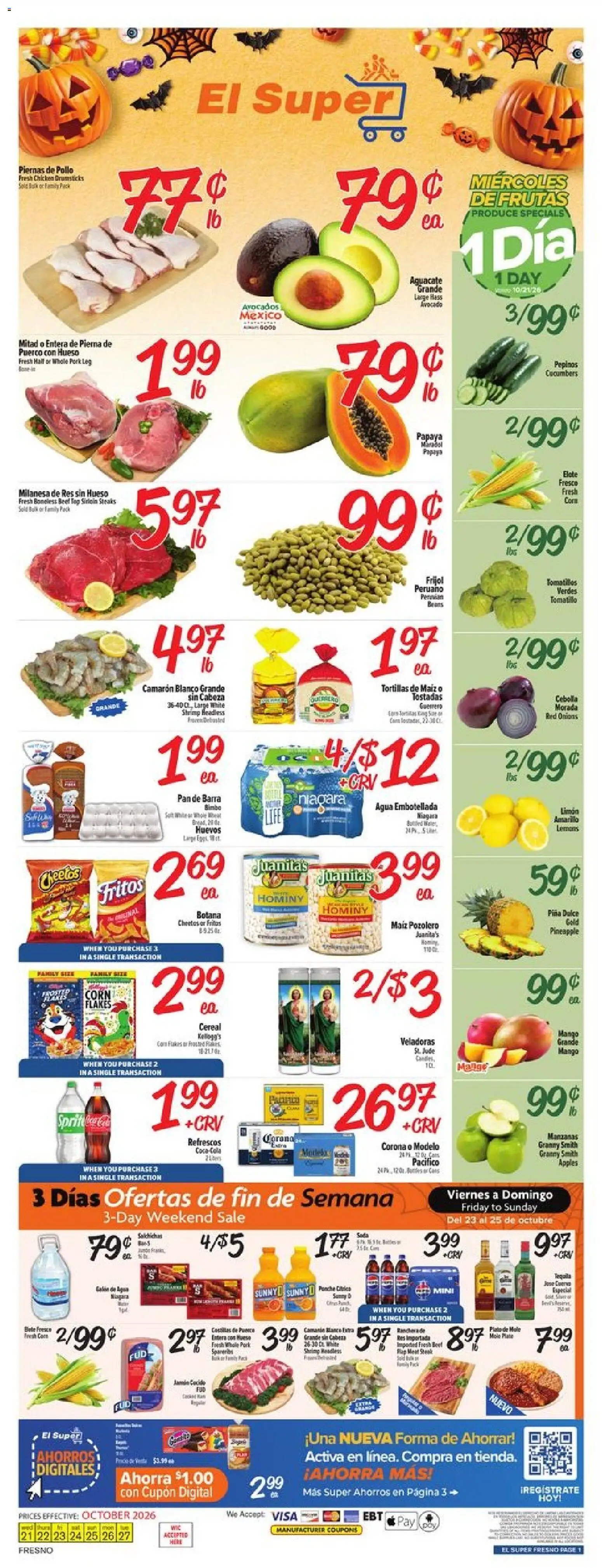 El Super Weekly Ad - valid from 10/21/2026 | Page: 1