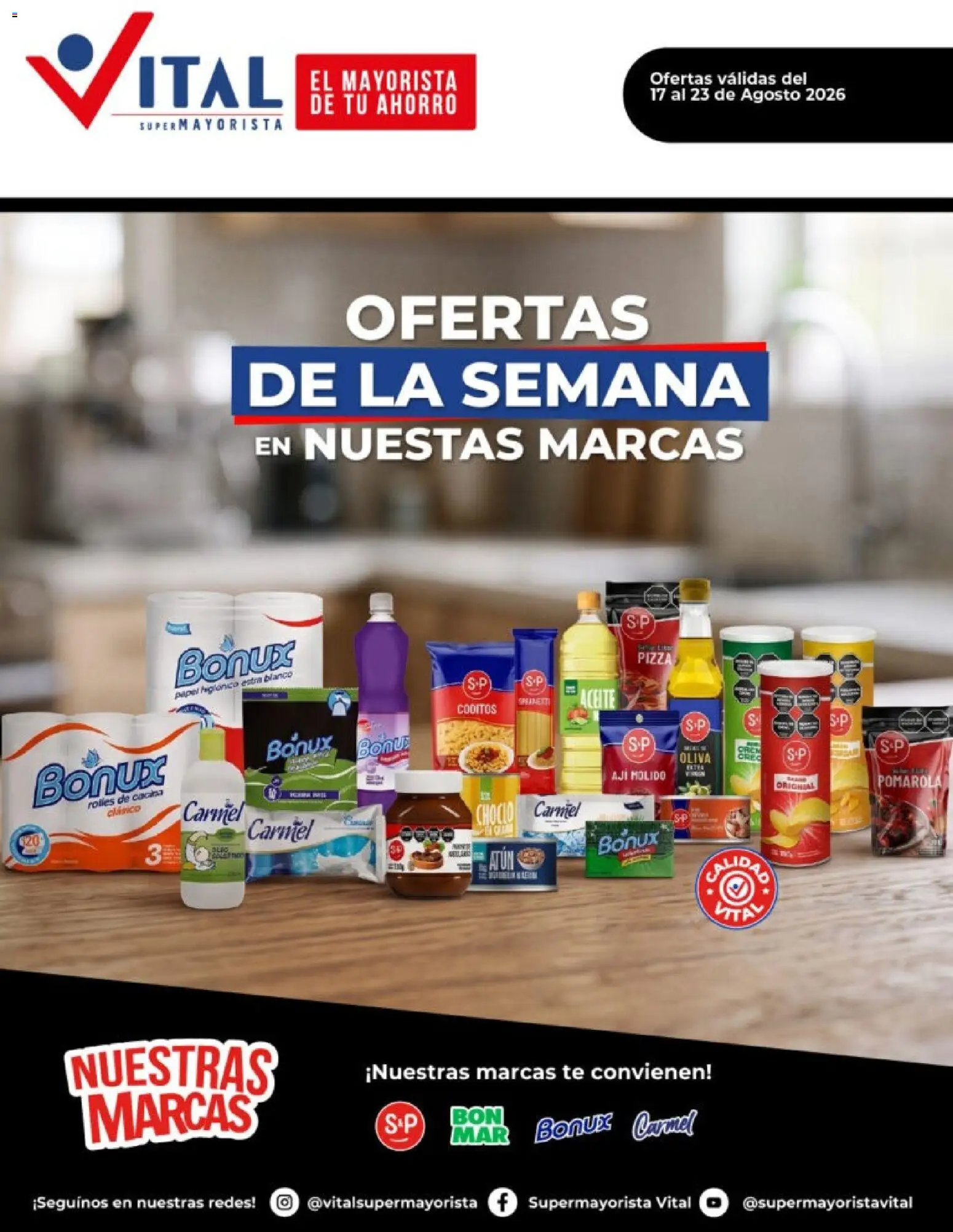 Vital - Especial nuestras marcas │ válido desde el 17/08/2026 | Página: 1