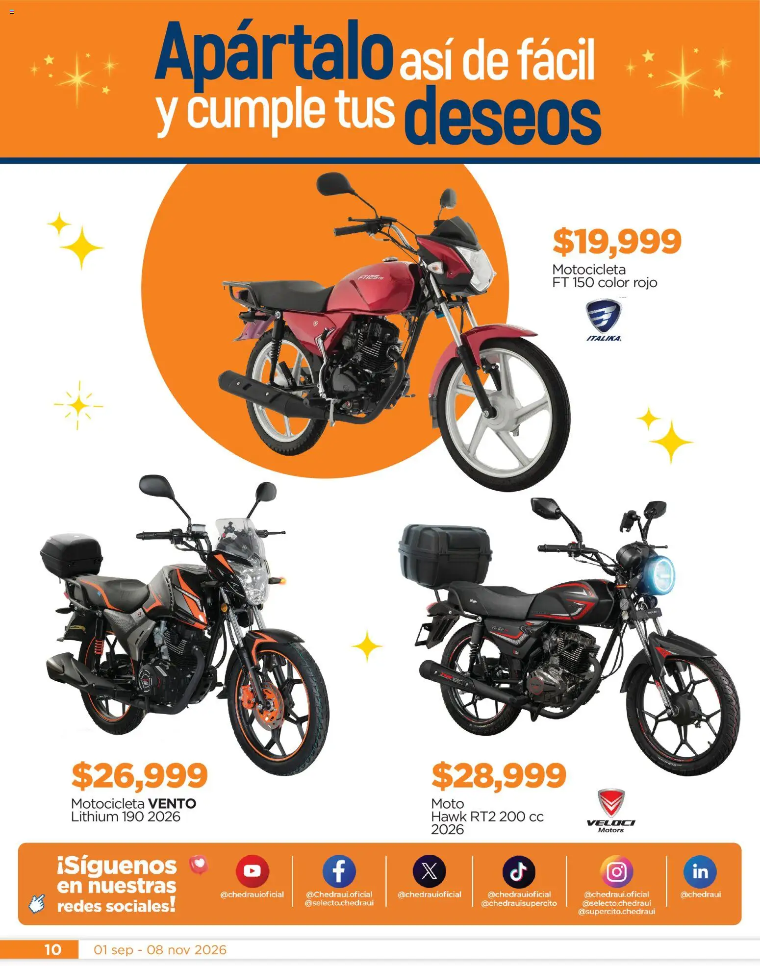 Nuevas ofertas de Chedraui válidas en toda la República Mexicana desde el 01/09/2026. ¡Encuentra las mejores ofertas en Chedraui Llegan los porti ofertones del otoño! | Página: 10