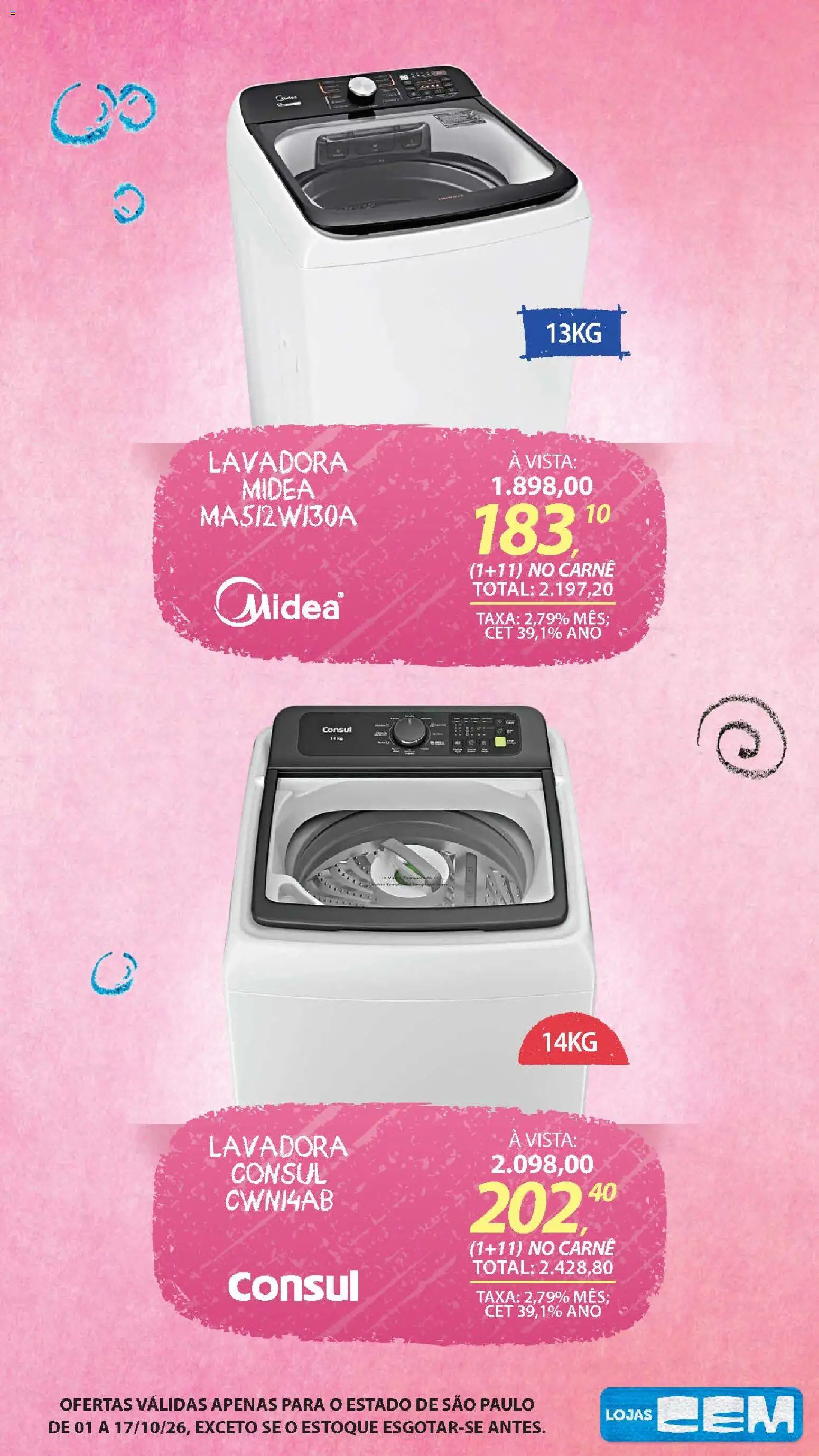Lojas Cem Folheto - válido de 01/10/2026 | Página: 52 | Produtos: Carne