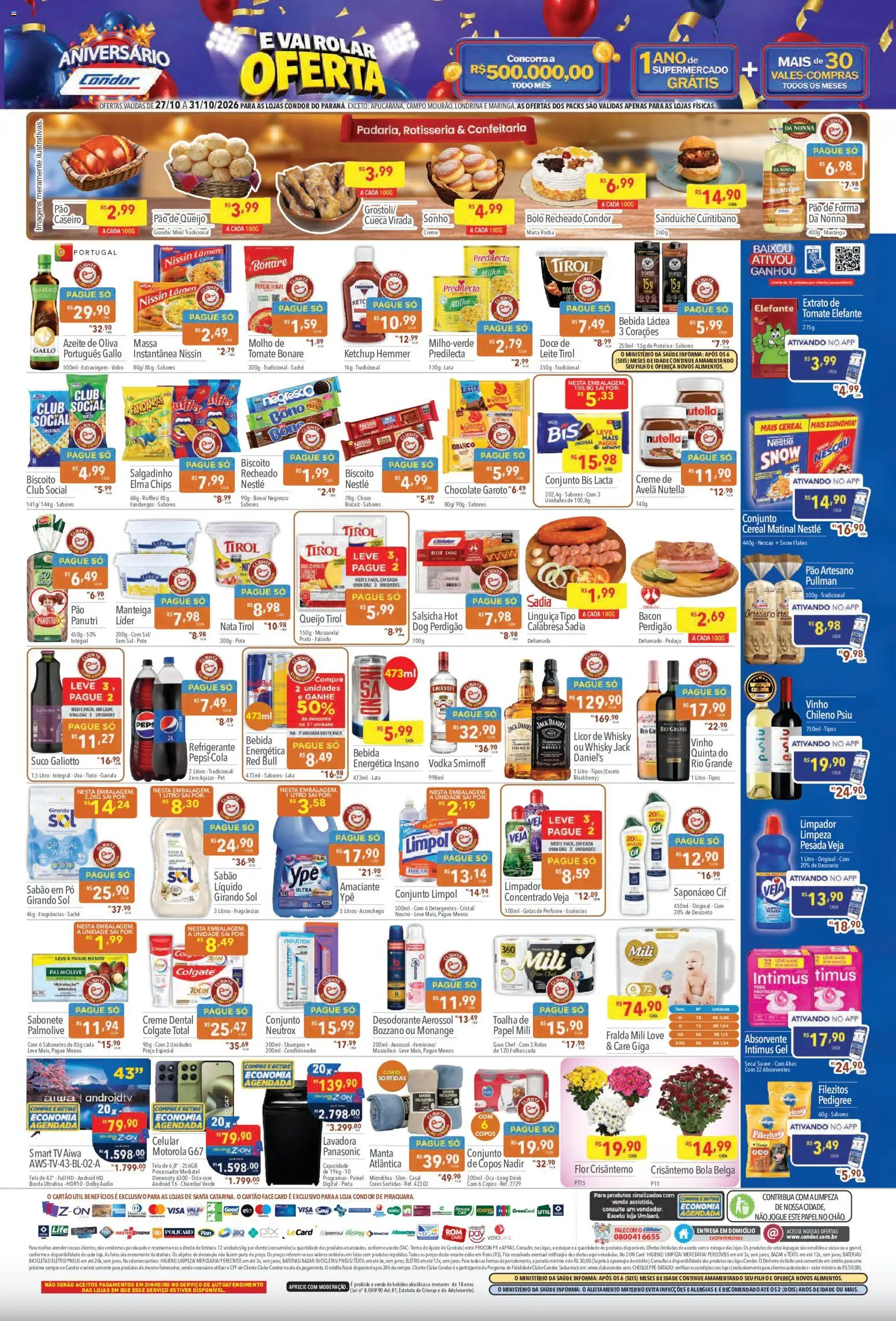 Supermercados Condor Folheto - válido de 27/10/2026 | Página: 2