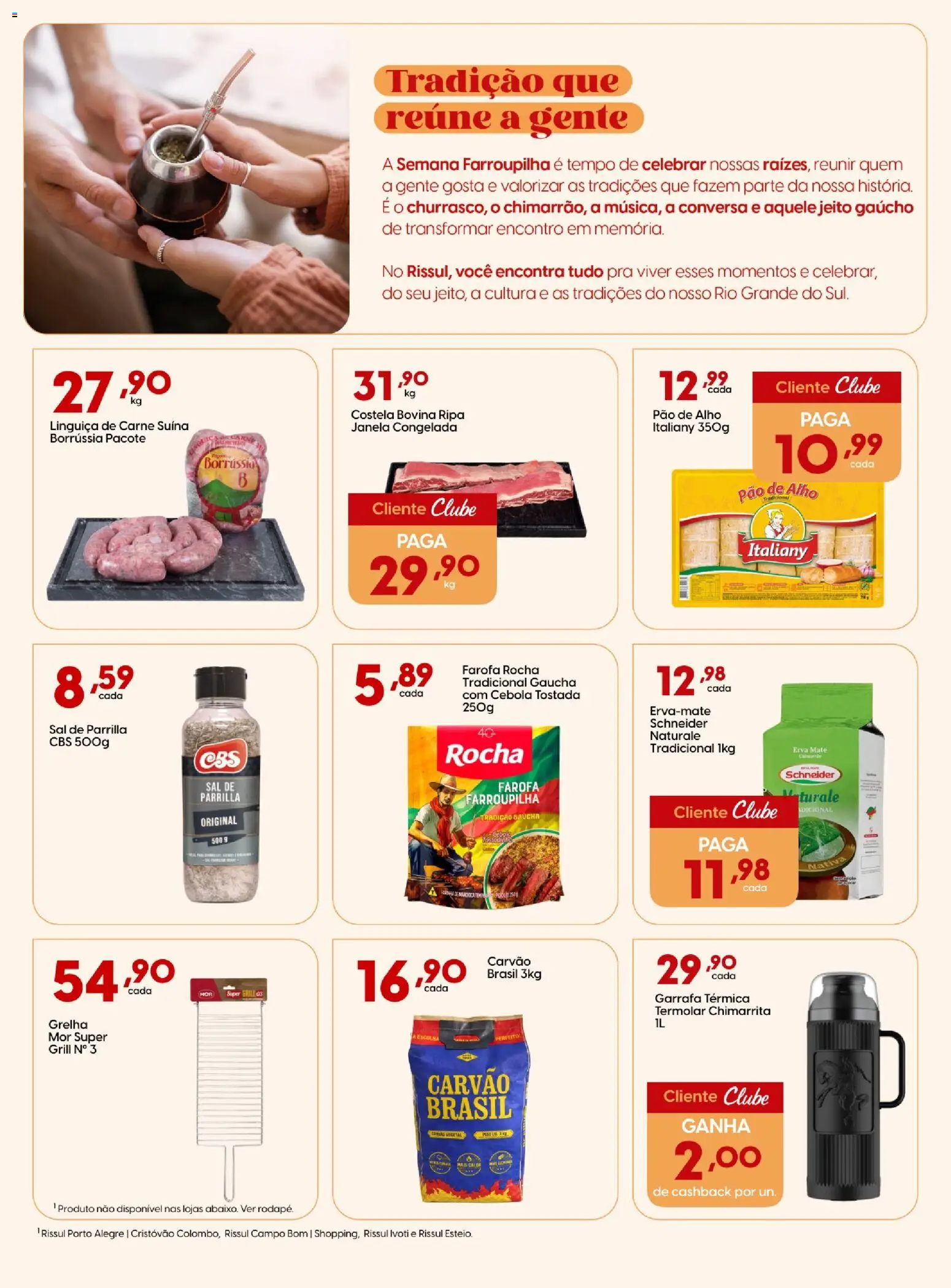 Rissul Folheto - válido de 10/09/2026 | Página: 2 | Produtos: Grill, Garrafa térmica, Carne, Farofa