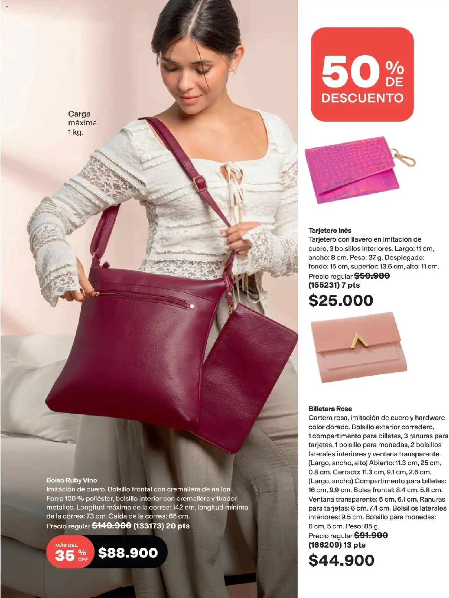 Avon revista - valida desde el 01.08.2026 | Página: 113 | Productos: Bolso, Billetera, Cartera, Vino