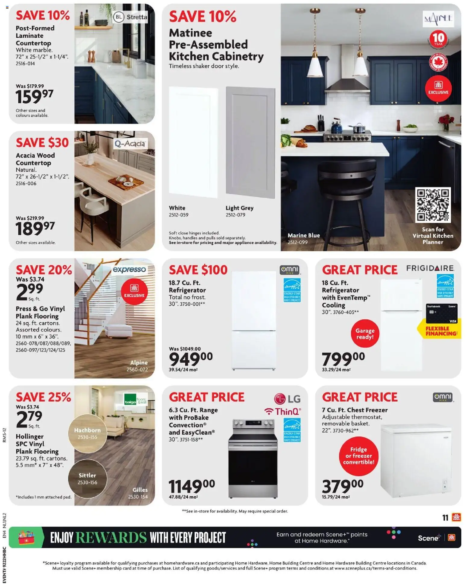 Home Hardware flyer valid from 28.05.2026 | Page: 12 | Products: Refrigerator, Freezer