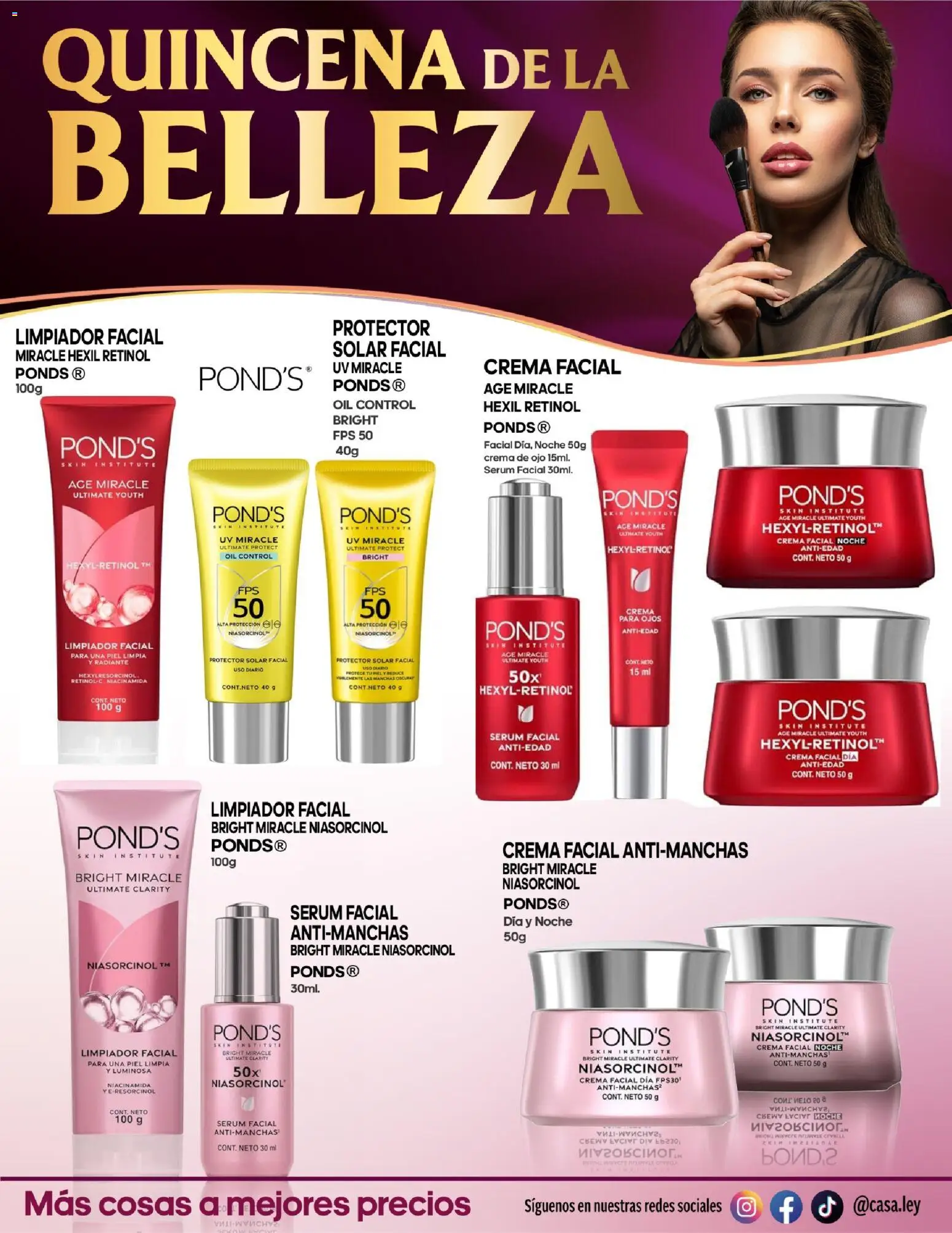Nuevas ofertas de Casa Ley válidas en toda la República Mexicana desde el 15/07/2026. ¡Encuentra las mejores ofertas en Casa Ley folleto Quincena de la Belleza! | Página: 14