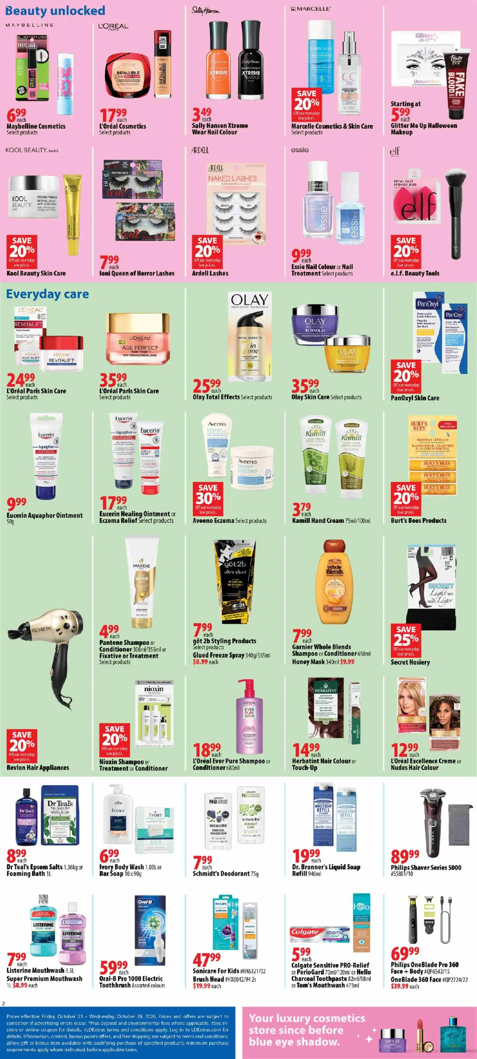 London Drugs flyer valid from Oct 23, 2026 | Page: 2