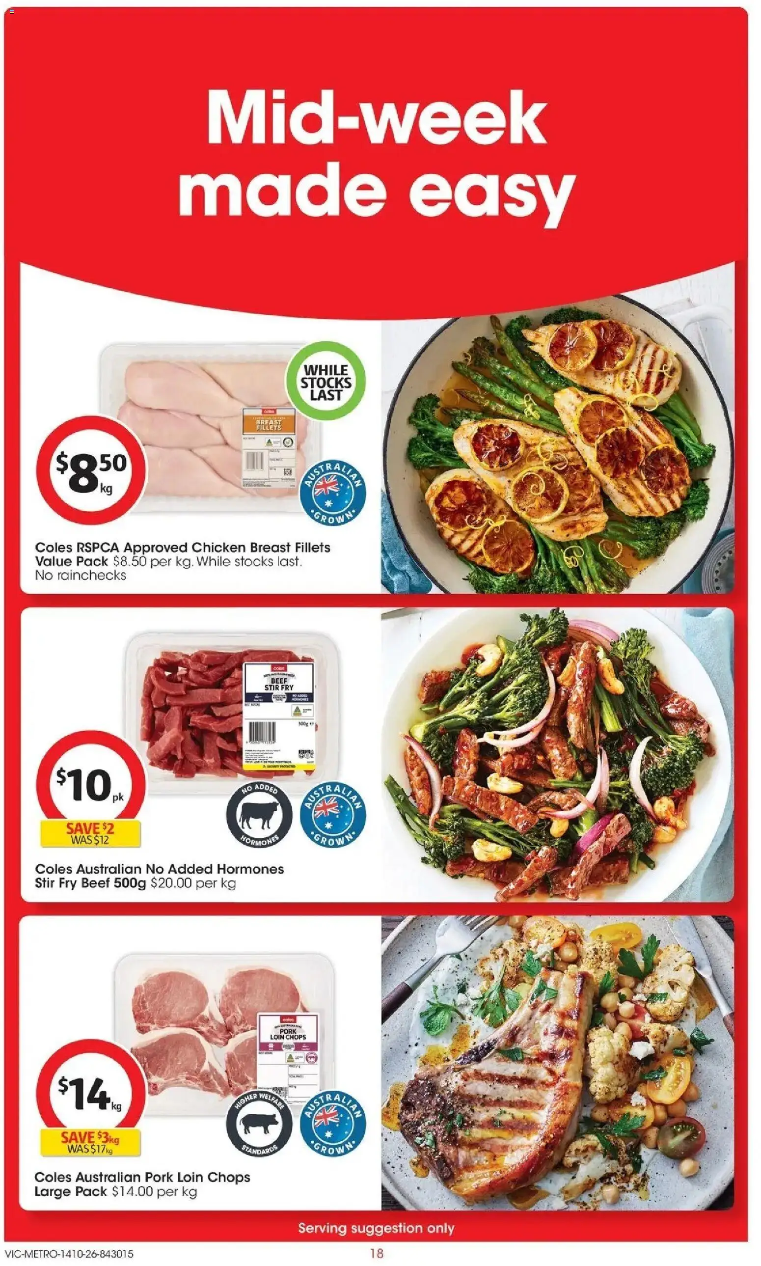 ﻿Coles catalogue valid from 14/10/2026 > Online Australia | Page: 18