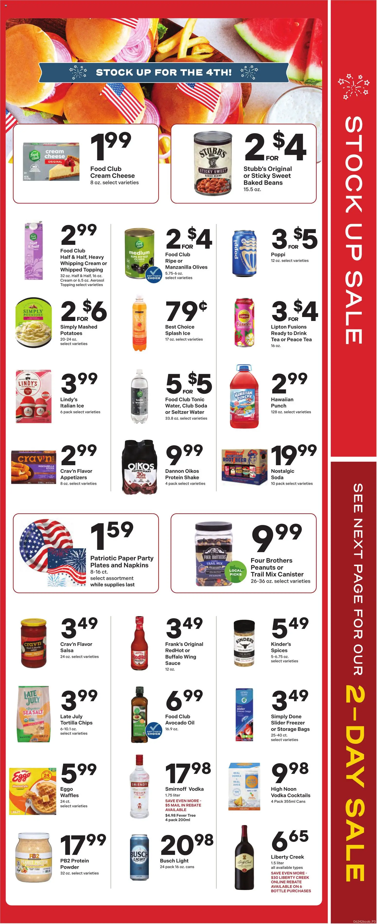 Coborn's Weekly Ad - valid from 06/24/2026 | Page: 3 | Products: Beer, Potatoes, Water, Salt