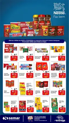 Semar Supermercado ofertas Nestlé - Pré-Visualização do folheto da loja Semar Supermercado, válido de 06/10/2026