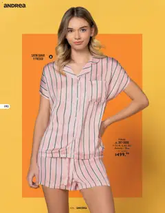 Vista previa de Andrea catálogo Lencería & vestir interior, nuevo folleto de la tienda, válido en México a partir del 24.05.2026 | Página: 52 | Productos: Pijama, Lenceria