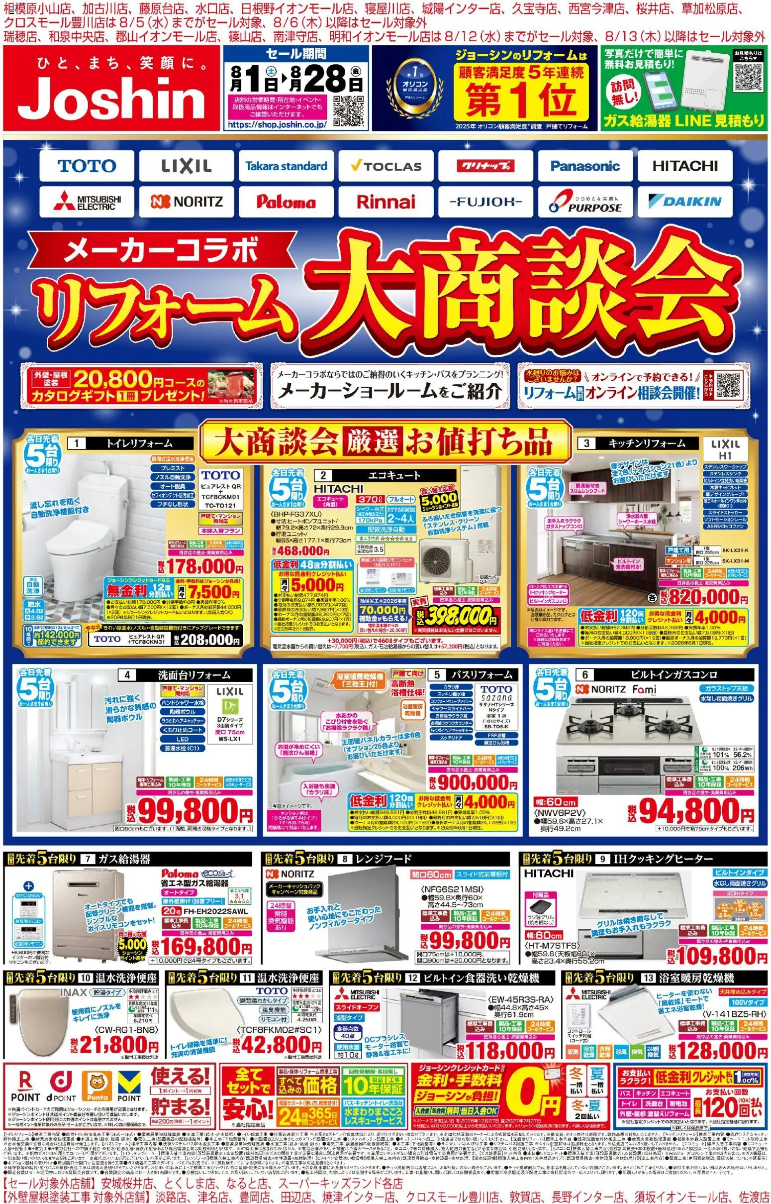 {H1} | ページ: 1 | 製品: レンジフード, IHクッキングヒーター, エコキュート, 洗面台