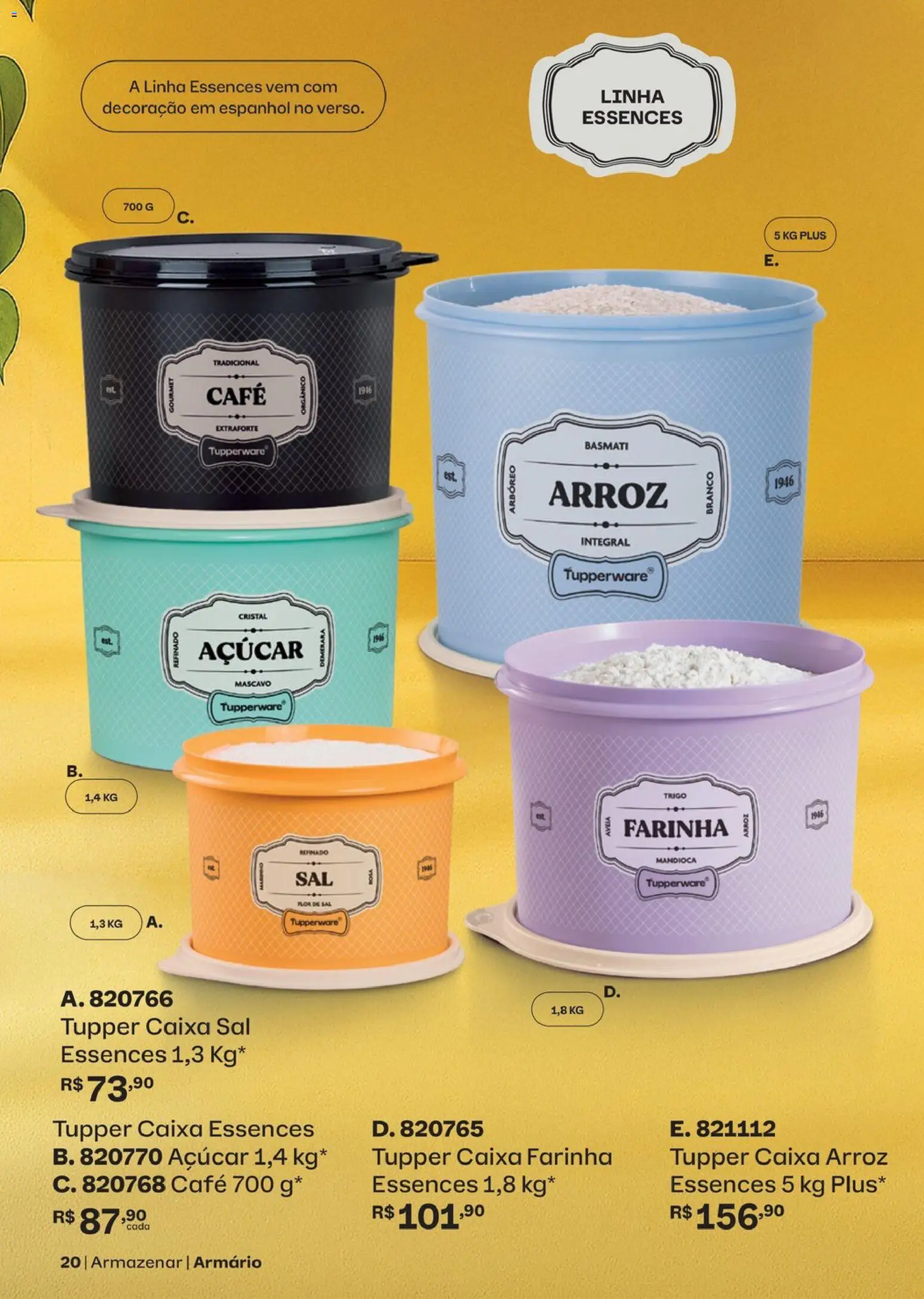 Tupperware Folheto - válido de 01/09/2026 | Página: 20 | Produtos: Farinha, Decoração, Caixa, Café