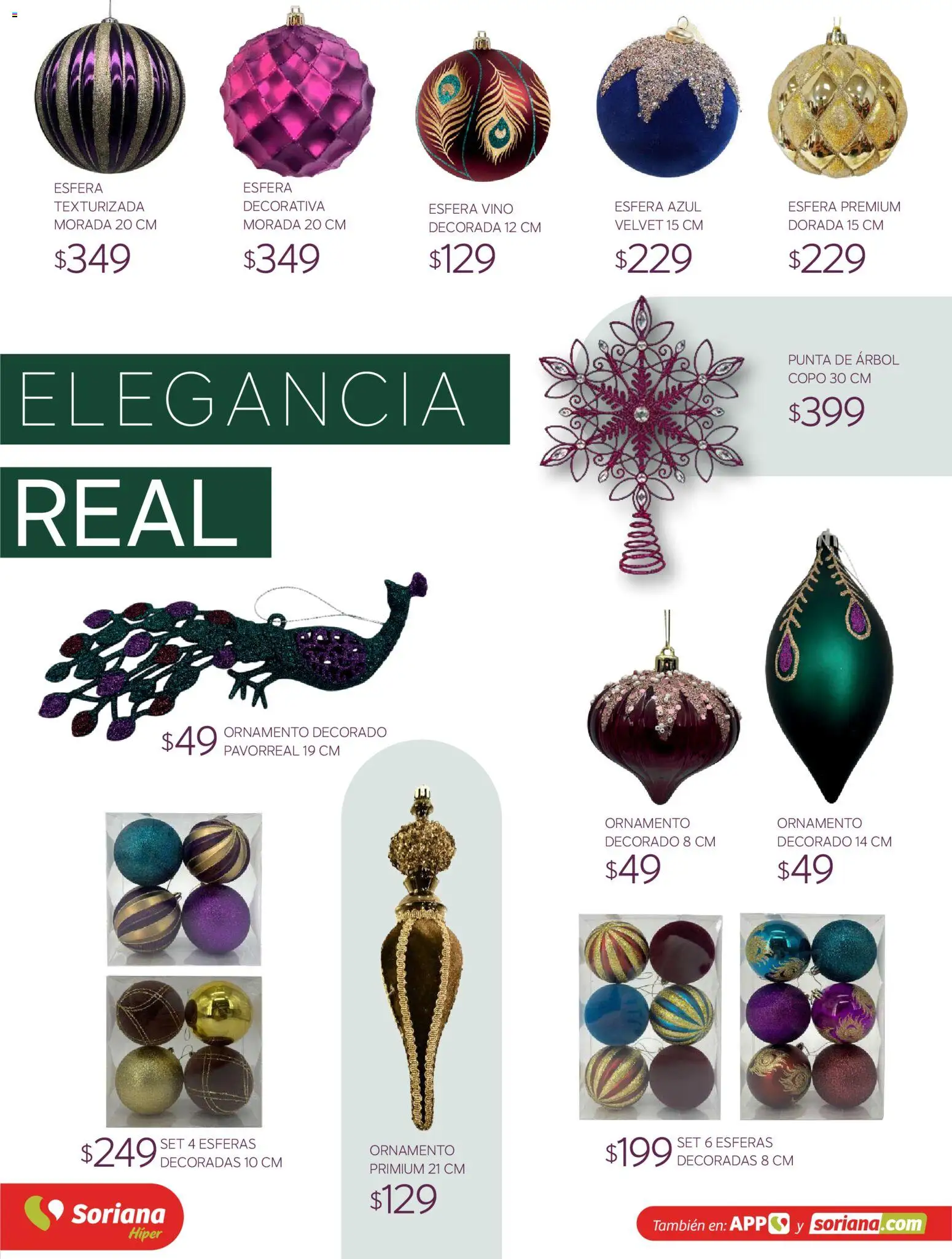 Nuevas ofertas de Soriana válidas en toda la República Mexicana desde el 30/09/2026. ¡Encuentra las mejores ofertas en Soriana Híper - Decoracion Navideña! | Página: 25 | Productos: Vino