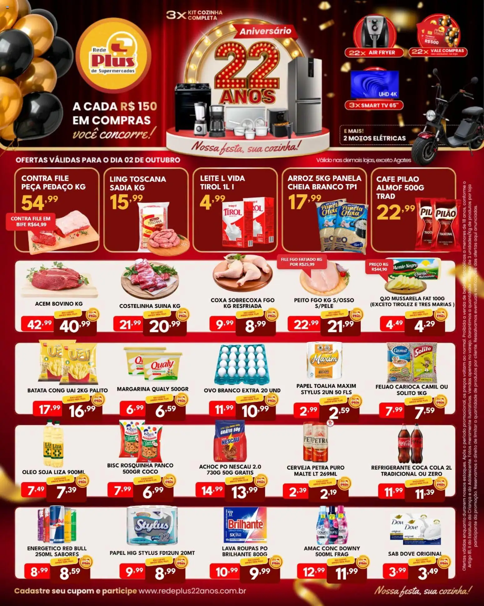 Rede Plus Supermercados Folheto - válido de 02/10/2026 | Página: 1