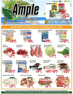 Preview of Ample Food Market  weekly flyer Brampton from shop Ample Food Market valid from 19.06.2026