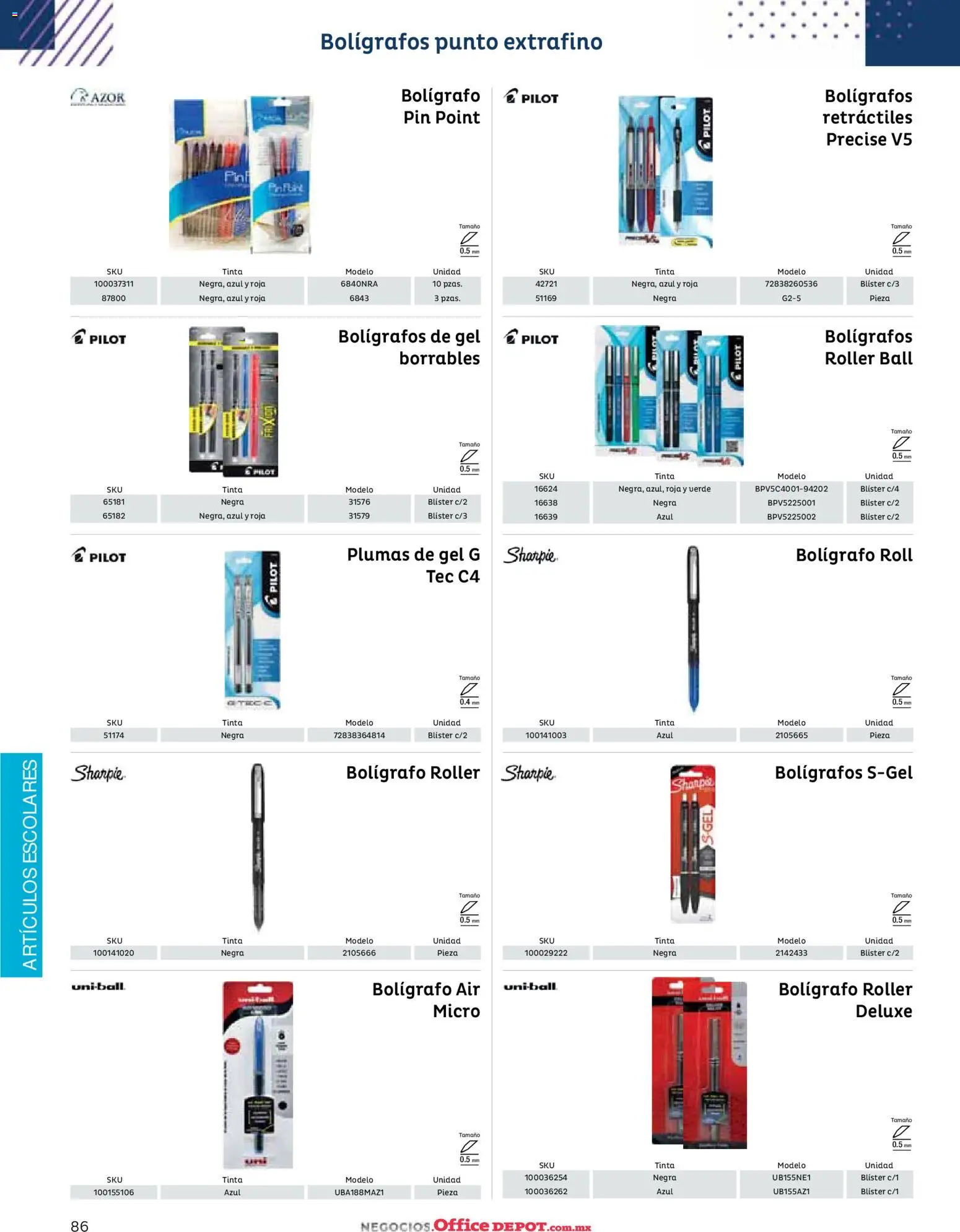 Nuevas ofertas de Office Depot válidas en toda la República Mexicana desde el 12/01/2026. ¡Encuentra las mejores ofertas en Office Depot catálogo 2026! | Página: 88