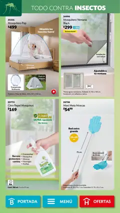 Vista previa de Betterware campaña 7 2026, nuevo folleto de la tienda, válido en México a partir del 29/06/2026 | Página: 22 | Productos: Mosquitero, Mata moscas, Repelente