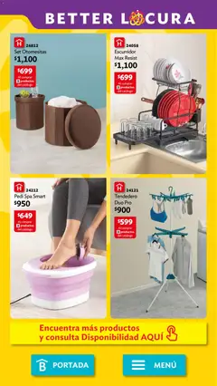 Vista previa de Betterware campaña 10 2026, nuevo folleto de la tienda, válido en México a partir del 28/09/2026 | Página: 114 | Productos: Escurridor, Tendedero