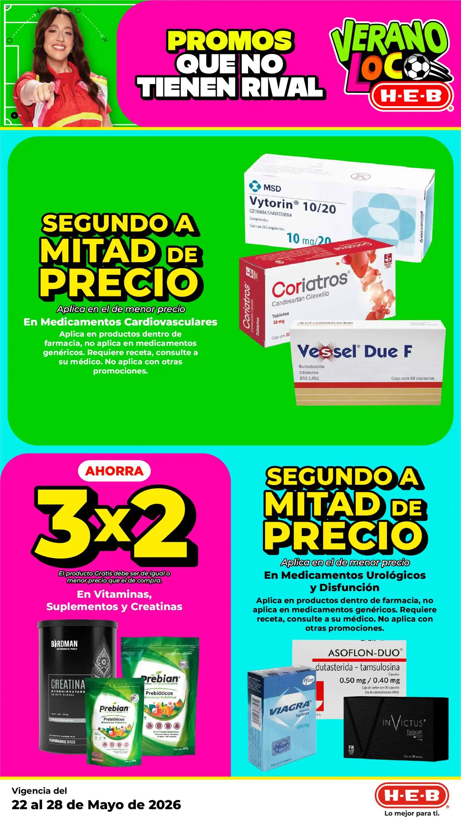 Nuevas ofertas de H-E-B válidas en toda la República Mexicana desde el 21.05.2026. ¡Encuentra las mejores ofertas en H-E-B folleto! | Página: 14 | Productos: Caja, Tableta