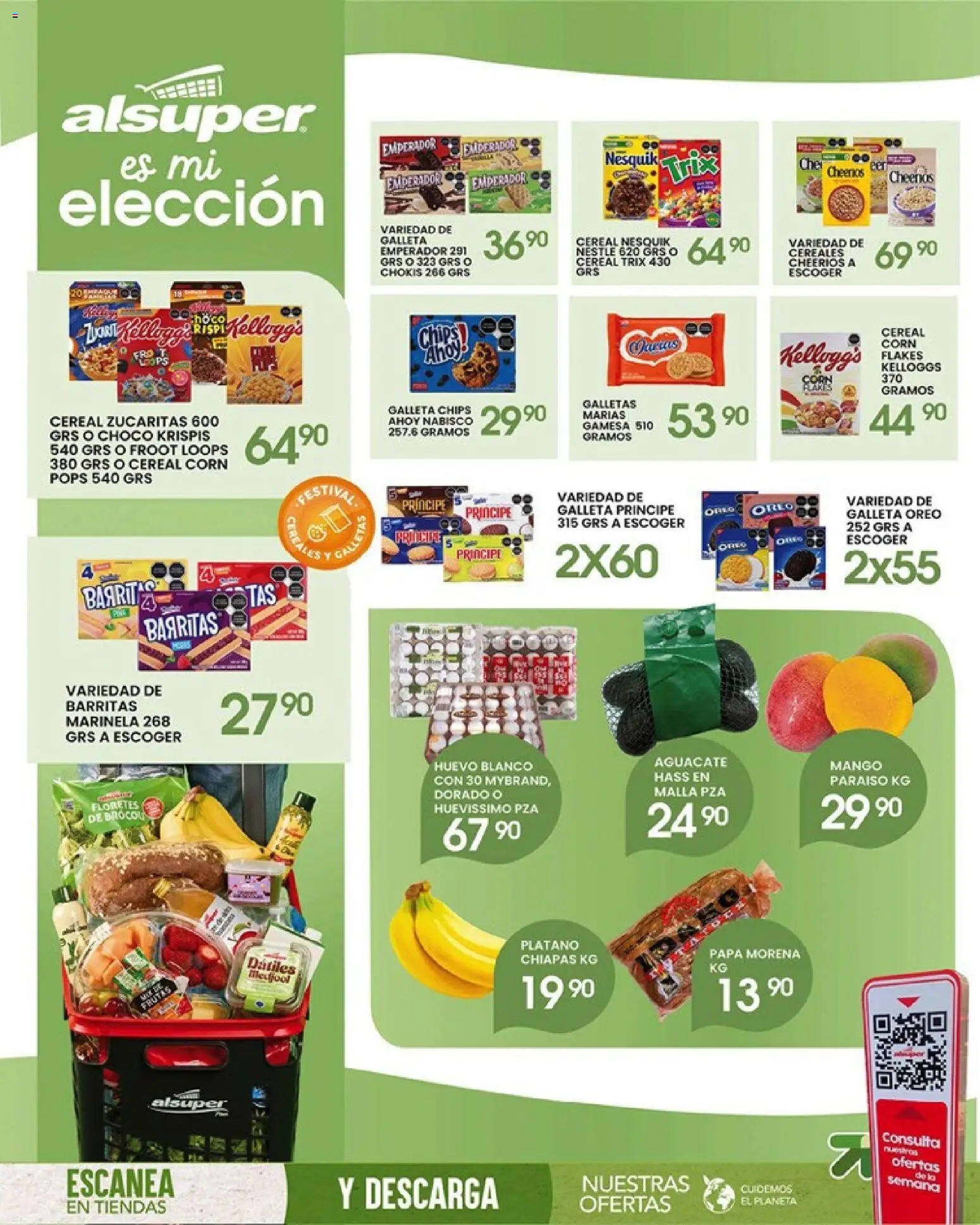 Nuevas ofertas de Alsuper válidas en toda la República Mexicana desde el 08.05.2026. ¡Encuentra las mejores ofertas en Alsuper folleto Casas Grandes! | Página: 8 | Productos: Brocoli, Huevo, Mango, Malla