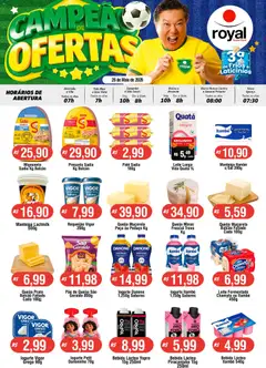 Royal Supermercados ofertas Terça dos Frios e Laticínios - Pré-Visualização do folheto da loja Royal Supermercados, válido de 26.05.2026