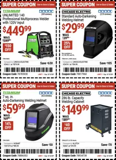Preview of Harbor Freight weekly ads valid from 08/31/2026 | Page: 7 | Products: Welding Helmet