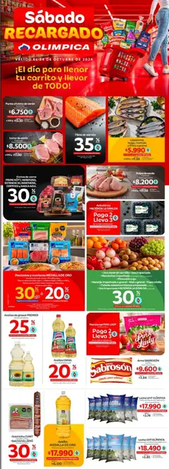 Olímpica catálogo Sábado recargado -  Vista previa de la revista de la tienda Olímpica valido desde el 24/10/2026