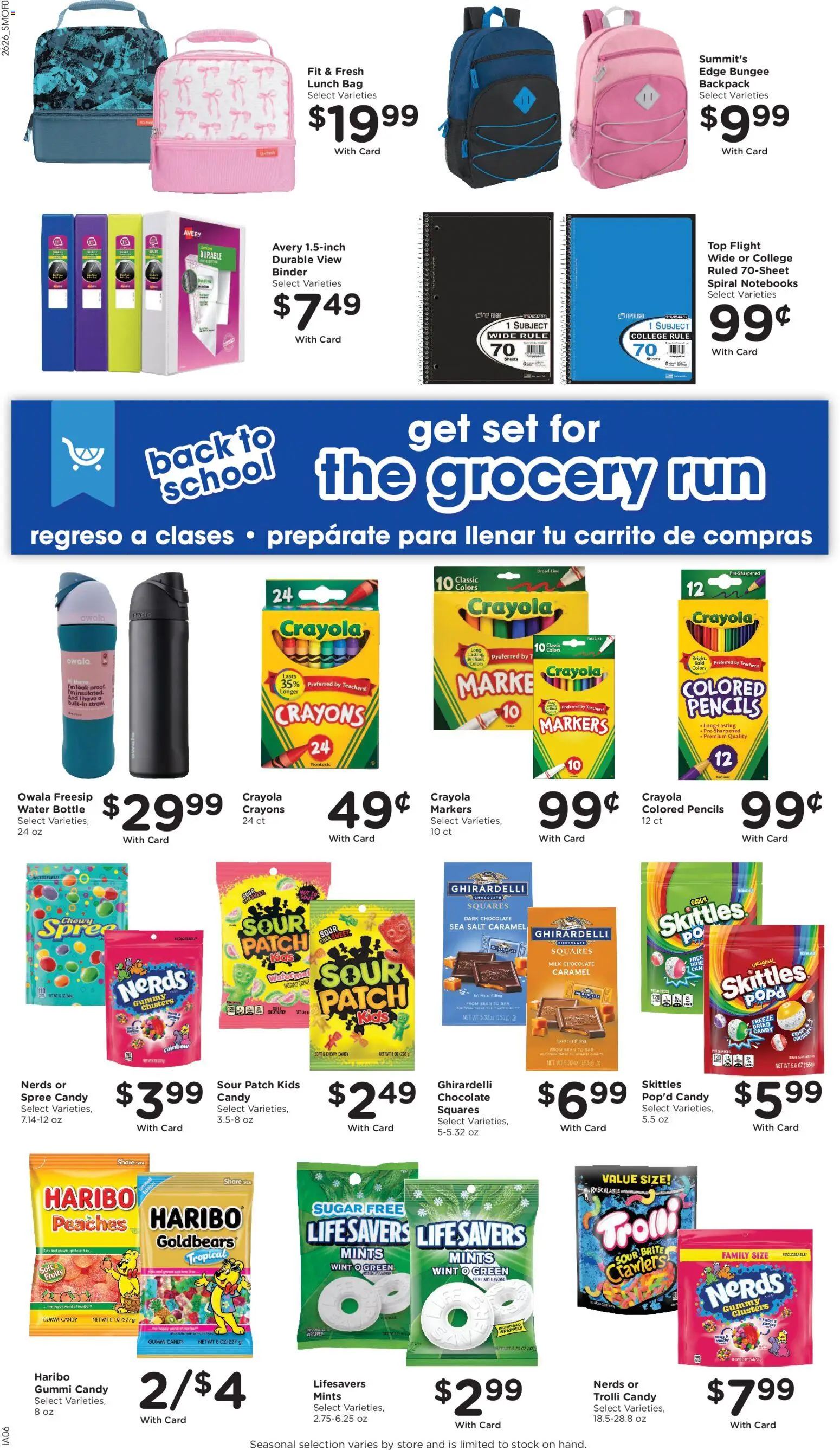 Smith's Weekly Ad - valid from 07/29/2026 | Page: 14 | Products: Milk, Chocolate, Water, Sugar