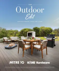 Preview of Mitre 10 The Outdoor Edit - valid from 16/09/2026