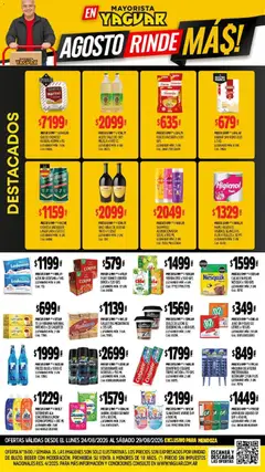 Vista previa Yaguar - Oferta Semanal Mendoza válido desde el 24/08/2026