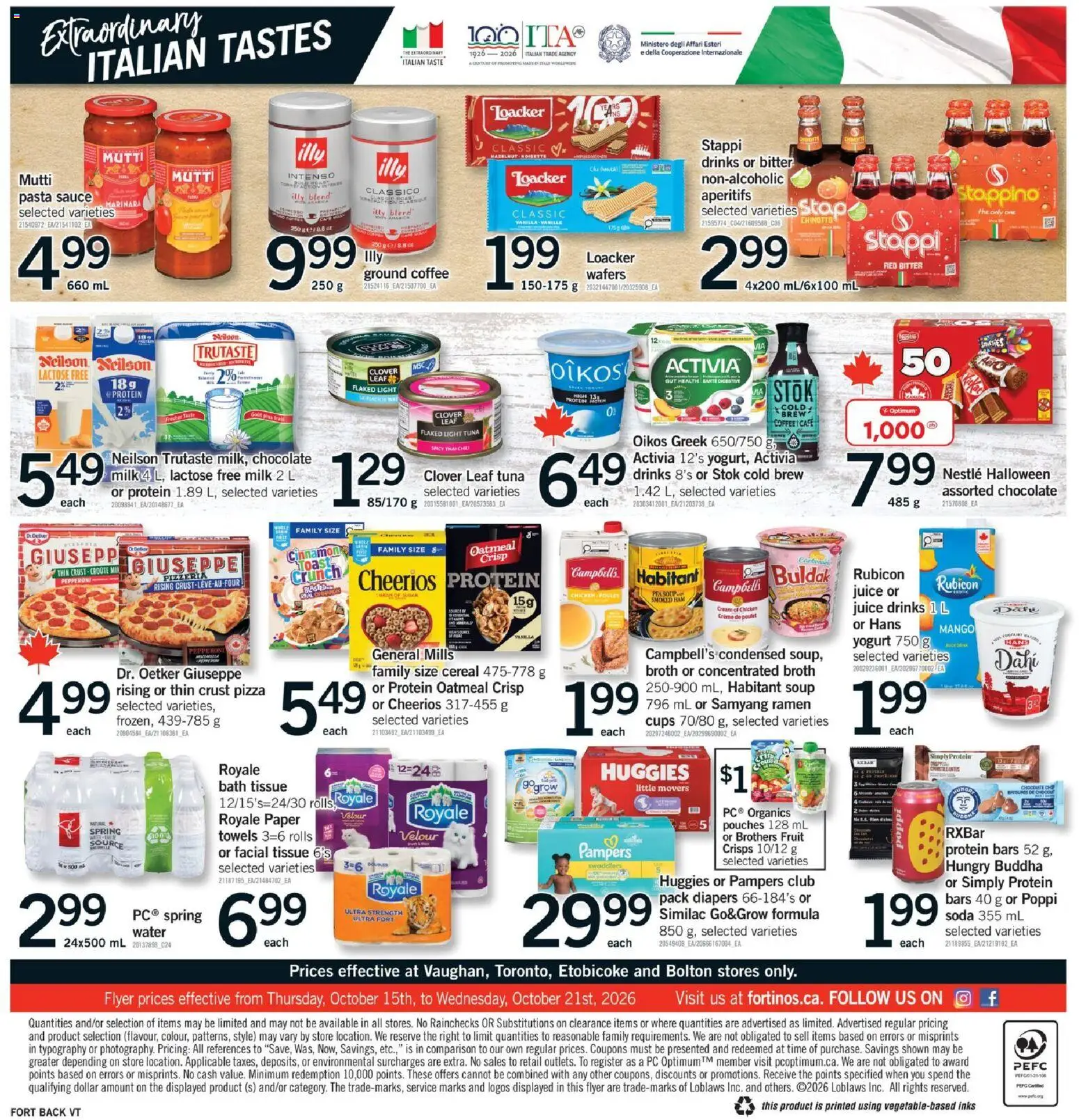Fortinos flyer valid from Oct 15, 2026 | Page: 2