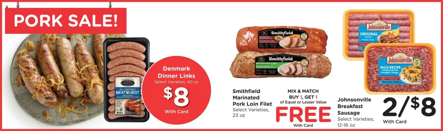 Fry's Food Weekly Ad - valid from 07/08/2026 | Page: 12 | Products: Pork, Sausage, Garlic