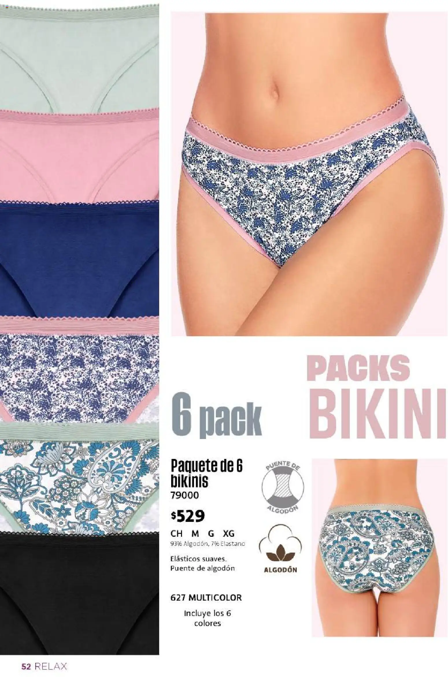 Nuevas ofertas de Ilusión válidas en toda la República Mexicana desde el 01/08/2026. ¡Encuentra las mejores ofertas en Ilusión catálogo Otoño! | Página: 54 | Productos: Algodón