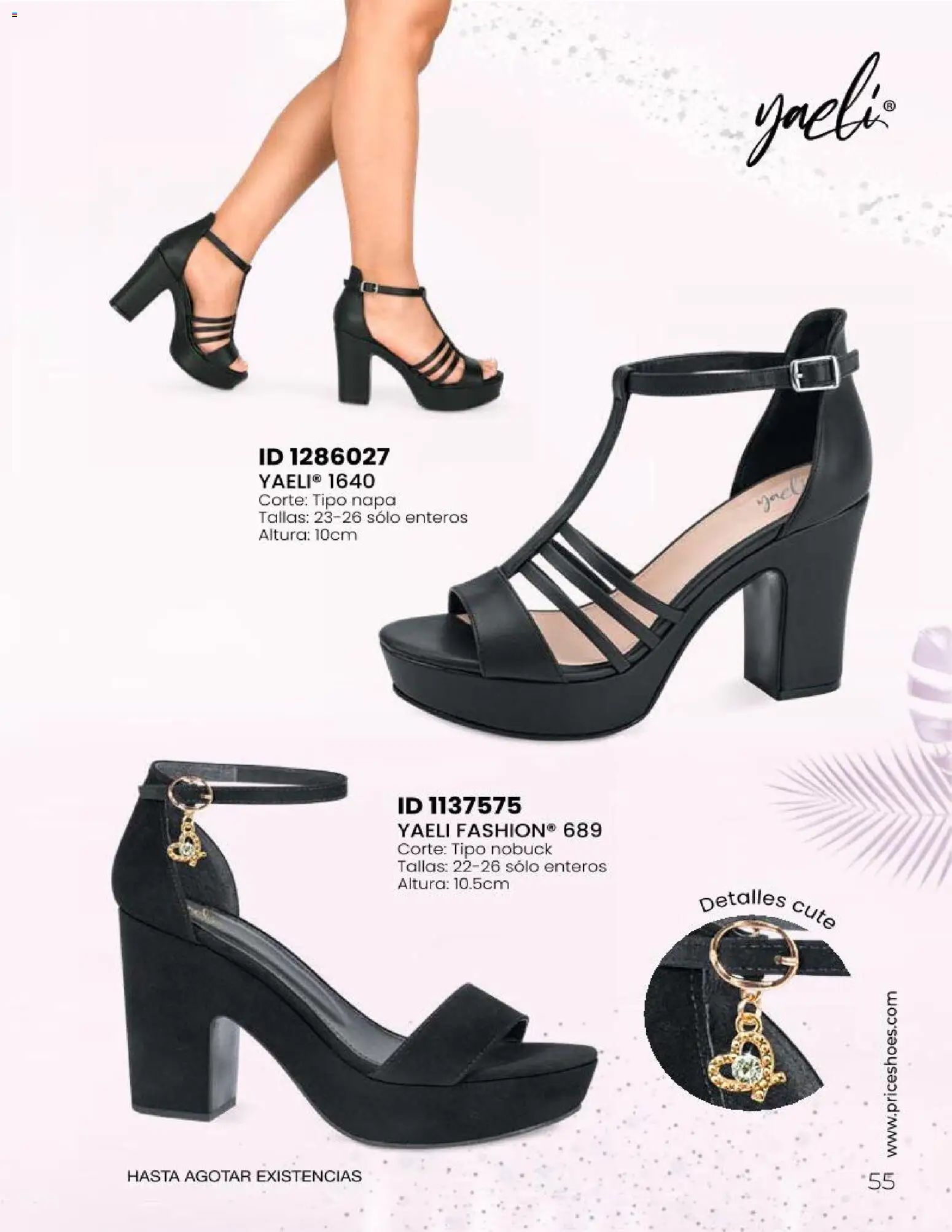 Nuevas ofertas de Price Shoes válidas en toda la República Mexicana desde el 23.04.2026. ¡Encuentra las mejores ofertas en Price Shoes catálogo Sandalias Fiesta & Vestir! | Página: 55