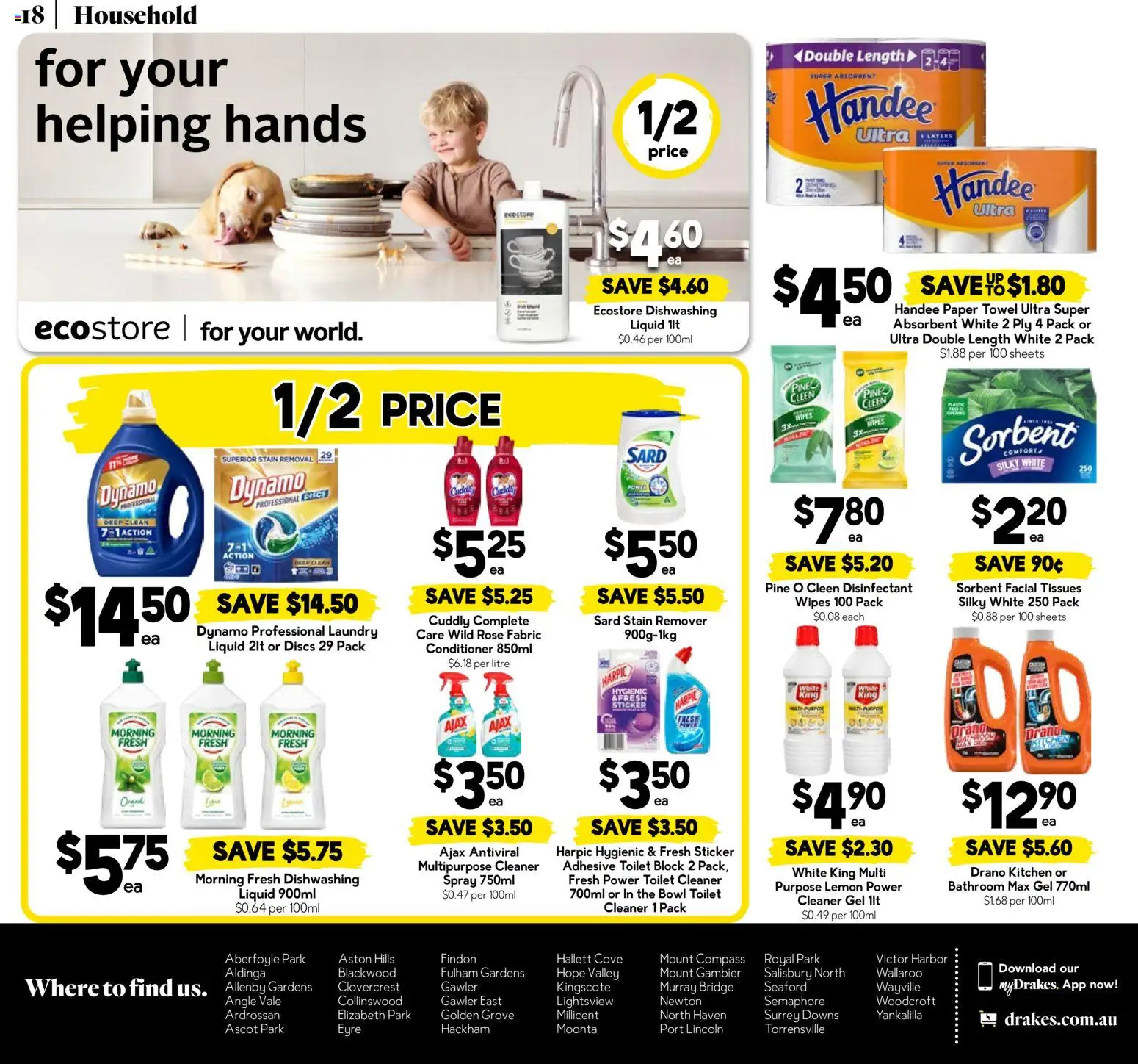 Drakes catalogue - valid from 26/08/2026 | Page: 18 | Products: Conditioner, Stain remover, Laundry, Tissues