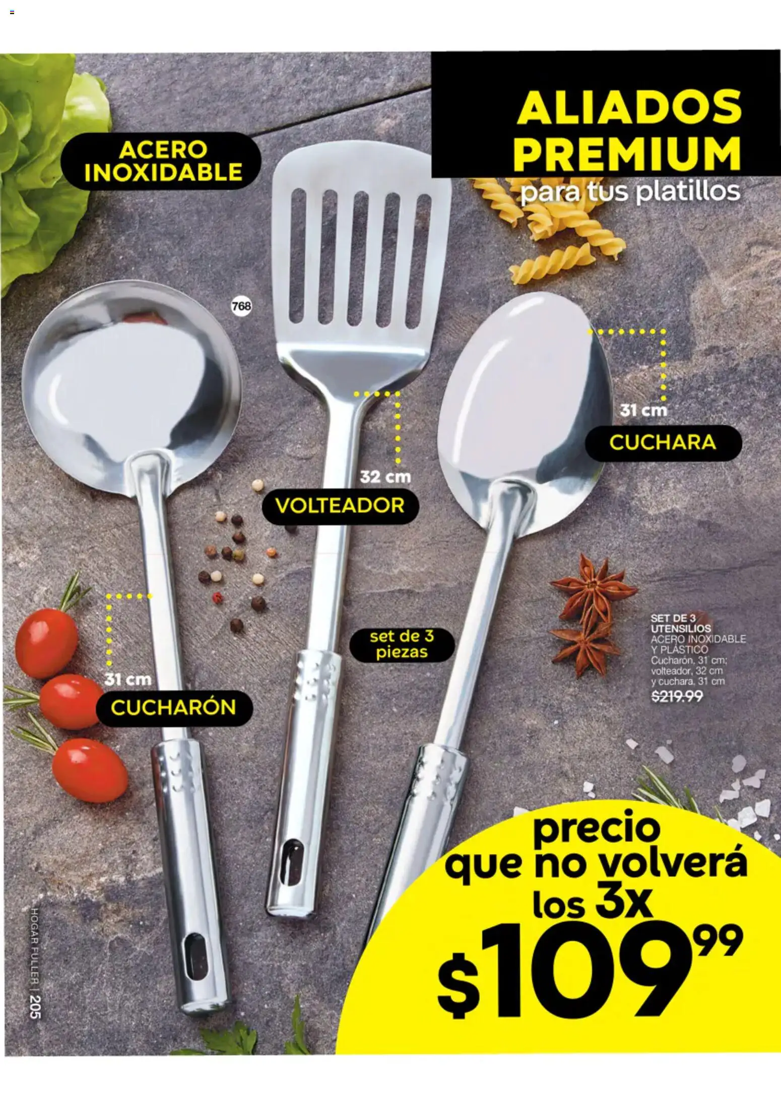 Nuevas ofertas de Fuller válidas en toda la República Mexicana desde el 22/07/2026. ¡Encuentra las mejores ofertas en Fuller campaña 8 2026! | Página: 190 | Productos: Cucharón, Cuchara