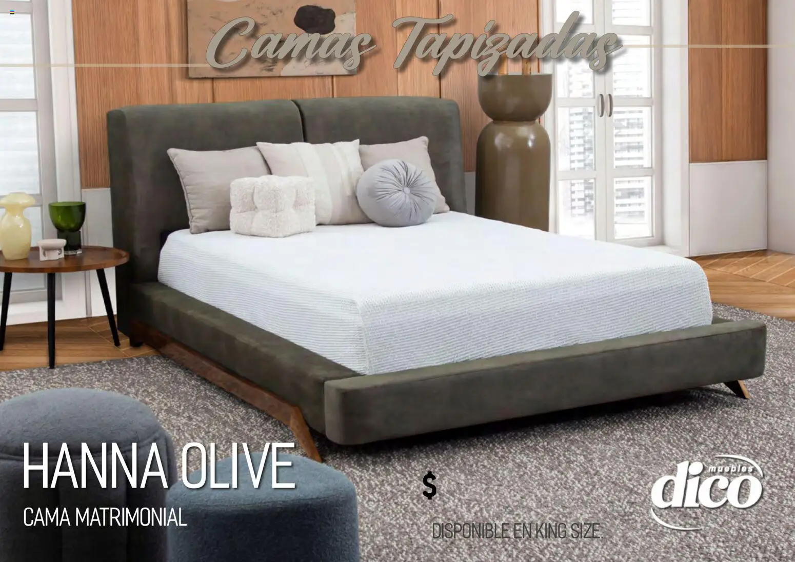 Nuevas ofertas de Muebles Dico válidas en toda la República Mexicana desde el 01.04.2026. ¡Encuentra las mejores ofertas en Muebles Dico catálogo Camas tapizadas ! | Página: 54 | Productos: Cama