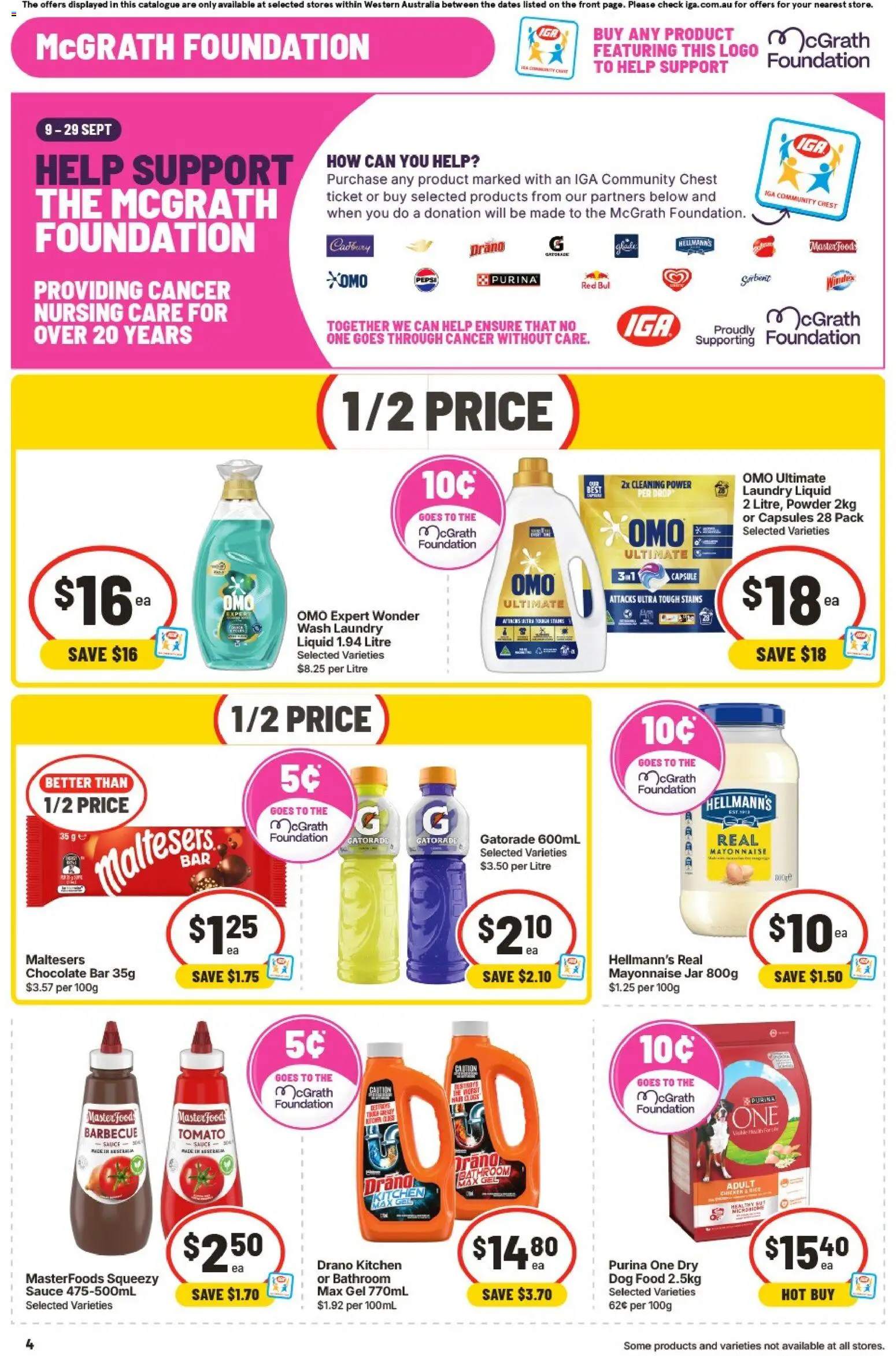 IGA catalogue - valid from 16/09/2026 | Page: 5 | Products: Chocolate, Chicken, Laundry, Chocolate bar