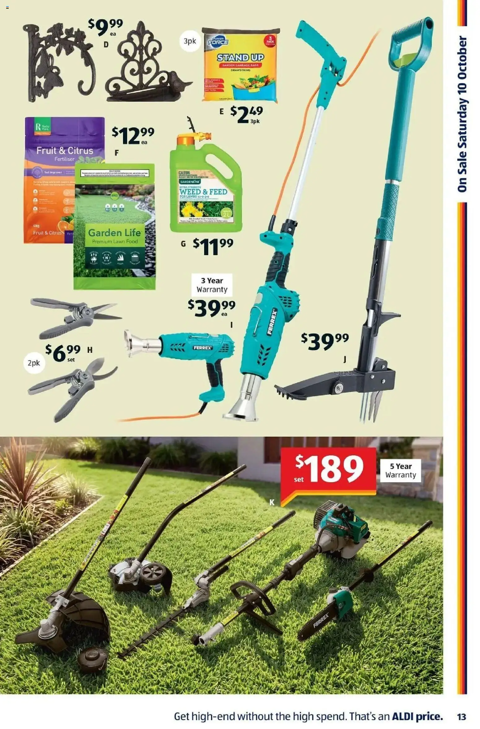 Aldi catalogue - valid from 07/10/2026 | Page: 13 | Products: Pruning, Weed, Soil, Fruit