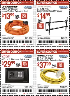 Preview of Harbor Freight weekly ads valid from 08.06.2026 | Page: 7 | Products: Safe, Tv