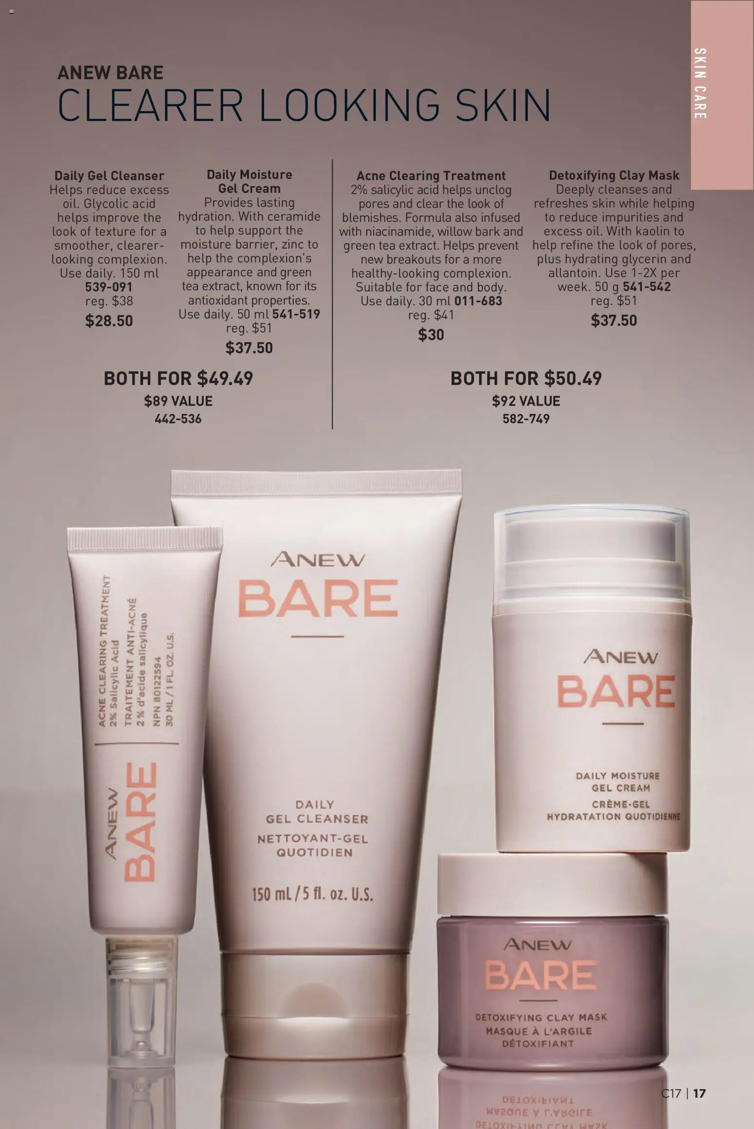 Avon flyer valid from Aug 13, 2026 | Page: 17 | Products: Tea, Cream, Green tea, Mask